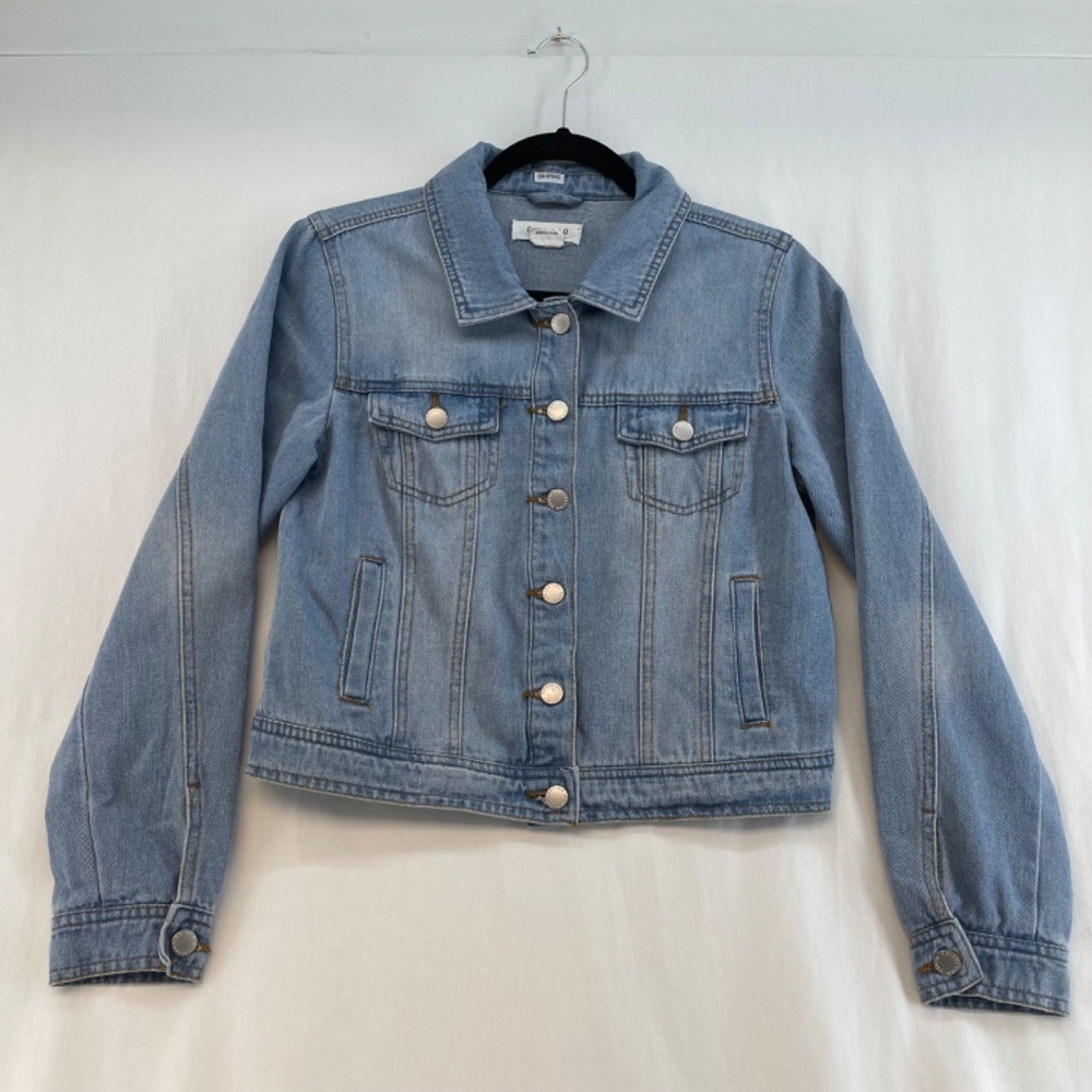 Jean Jacket Medium Wash Stretch Ci Sono Denim Collection Women’s Medium
